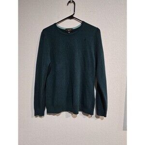 Charter Club Sweater Women's Size L Green Luxury 100% Cashmere Long Sleeve